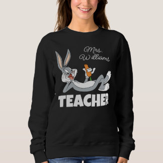 BUGS BUNNY™ Lying Down Eating Carrot Teacher Sweatshirt