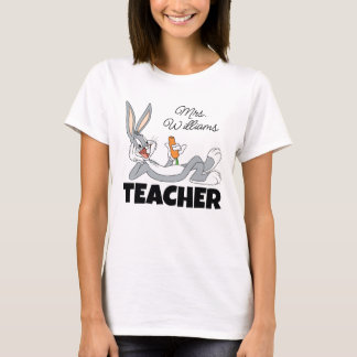 BUGS BUNNY™ Lying Down Eating Carrot Teacher T-Shirt