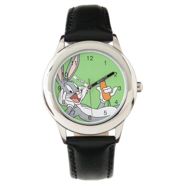 BUGS BUNNY™ Lying Down Ess Karotte Armbanduhr (Vorderseite)