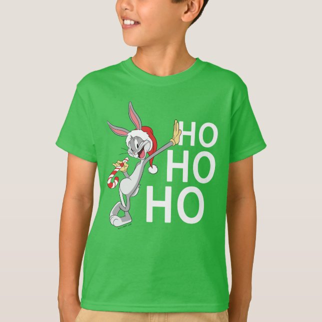 BUGS BUNNY™ mit Candy Cane T-Shirt (Vorderseite)