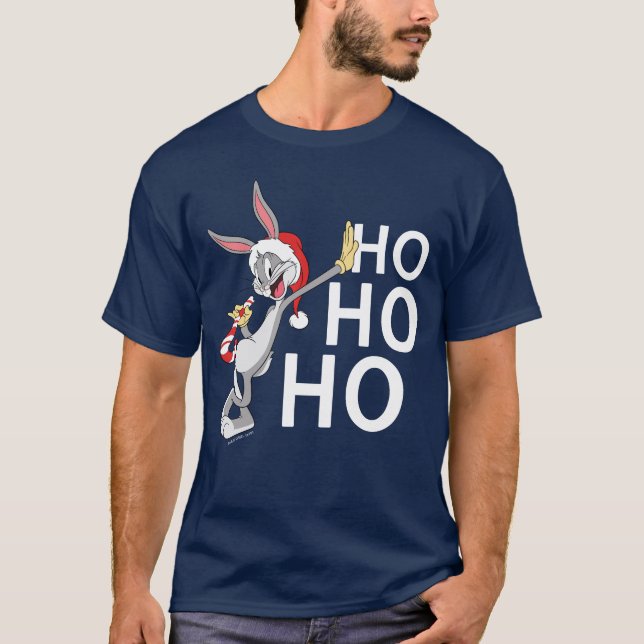BUGS BUNNY™ mit Candy Cane T-Shirt (Vorderseite)