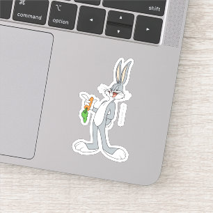 BUGS BUNNY™ mit Karotte Aufkleber