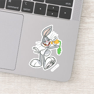 BUGS BUNNY™ mit Karotte Aufkleber