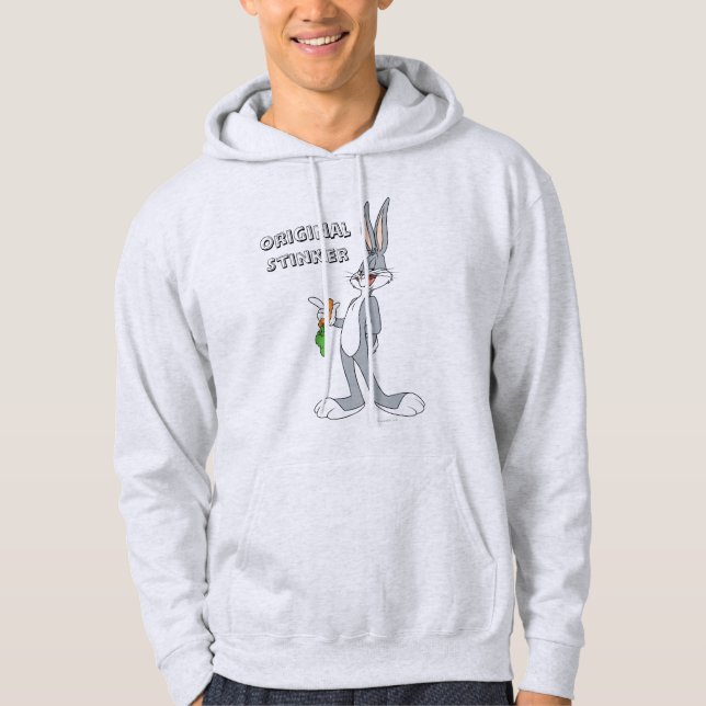 BUGS BUNNY™ mit Karotte Hoodie (Vorderseite)