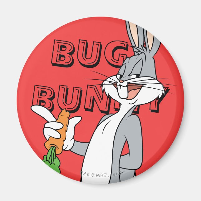 BUGS BUNNY™ mit Karotte Magnet (Vorne)