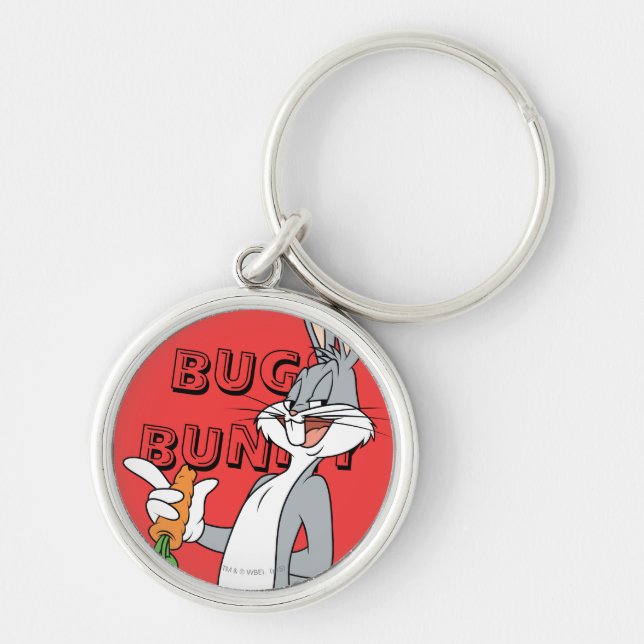 BUGS BUNNY™ mit Karotte Schlüsselanhänger (Vorne)