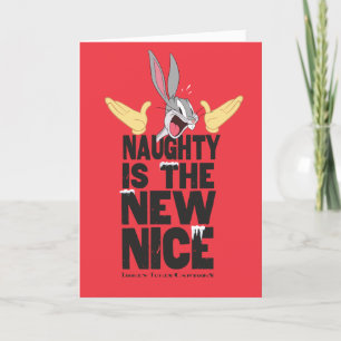 BUGS BUNNY™ "Naughty is the new Nice" Feiertagskarte