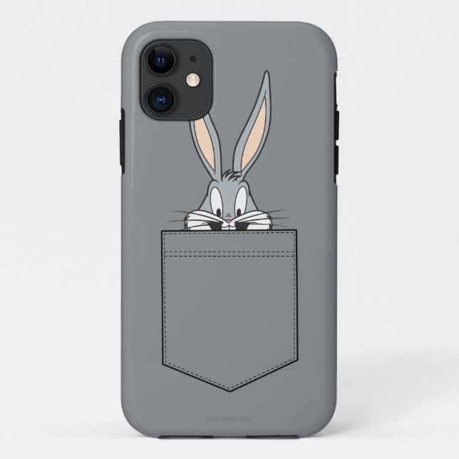BUGS BUNNY™ Peeking Out Pocket Case-Mate iPhone Hülle (Rückseite)