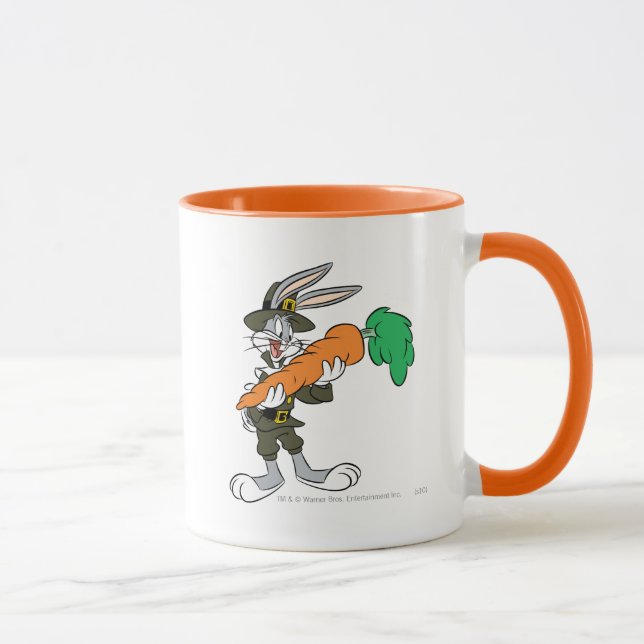 BUGS BUNNY™ Pilgrim Erntedank Carrot Tasse (Rechts)
