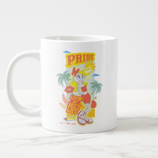 BUGS BUNNY™ Prix - Mein bestes Leben leben Jumbo-Tasse (Links)
