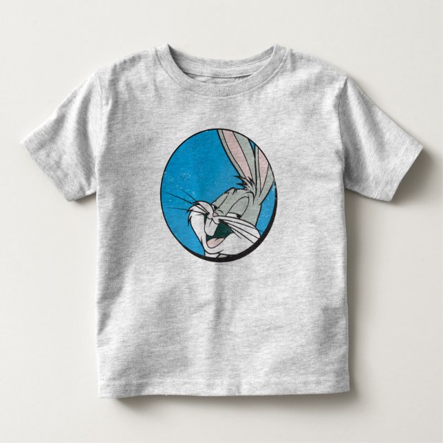 BUGS BUNNY™ Retro Blue Patch Kleinkind T-shirt (Vorderseite)