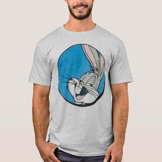 BUGS BUNNY™ Retro Blue Patch T-Shirt (Vorderseite)