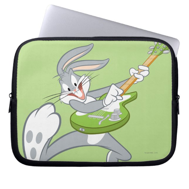 BUGS BUNNY™ Rocking on Gitarre Laptopschutzhülle (Vorderseite)