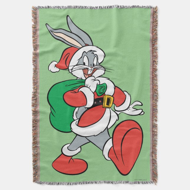 BUGS BUNNY™ Santa Decke (Vorderseite Vertikal)