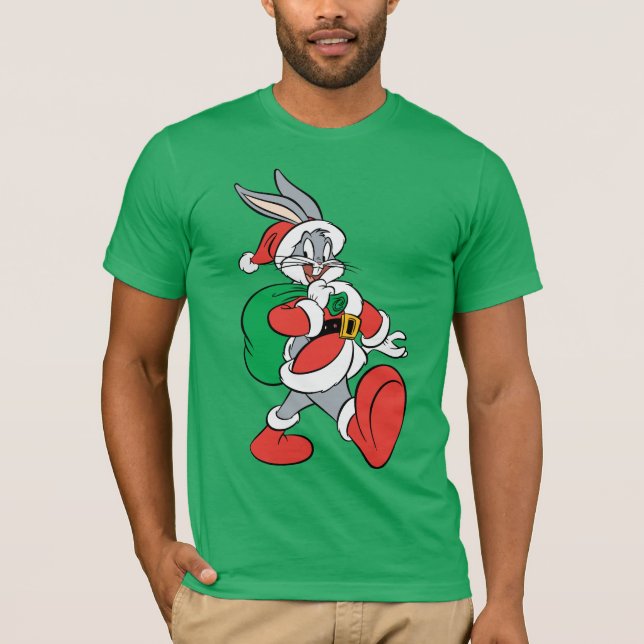 BUGS BUNNY™ Santa T-Shirt (Vorderseite)