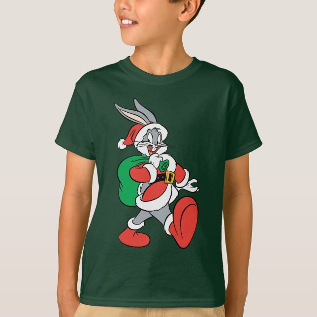 BUGS BUNNY™ Santa T-Shirt (Vorderseite)