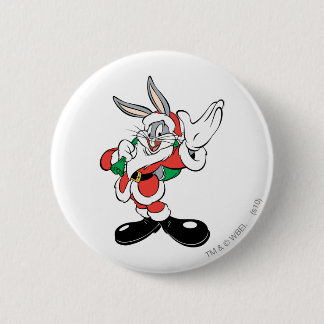 BUGS BUNNY™ Santa Waving Button
