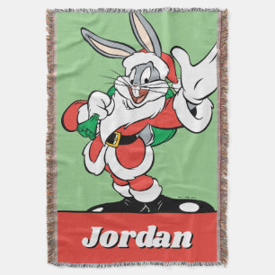 BUGS BUNNY™ Santa Waving Decke