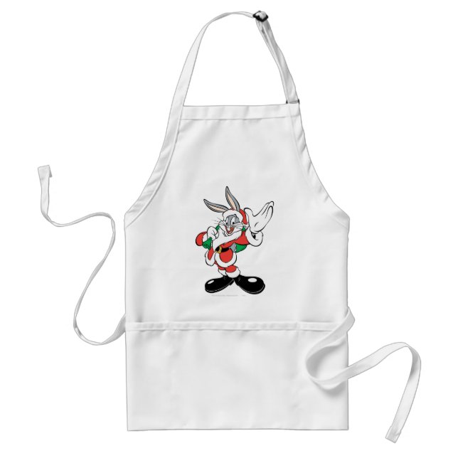 BUGS BUNNY™ Santa Waving Schürze (Vorne)