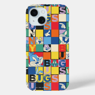 BUGS BUNNY™ Schachbrett mit farbenfrohen Namen und Case-Mate iPhone Hülle