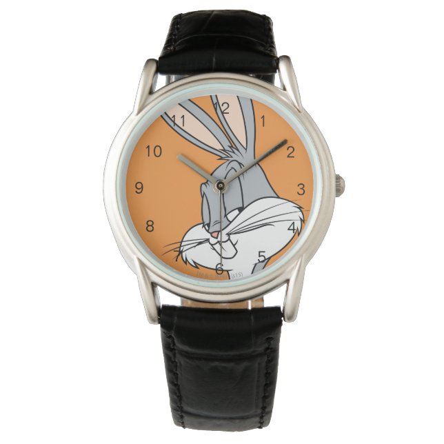 BUGS BUNNY™ Seitenblicke Armbanduhr (Vorderseite)