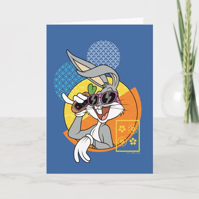 BUGS BUNNY™ Singaporean Vacation Graphic Karte (Vorderseite)
