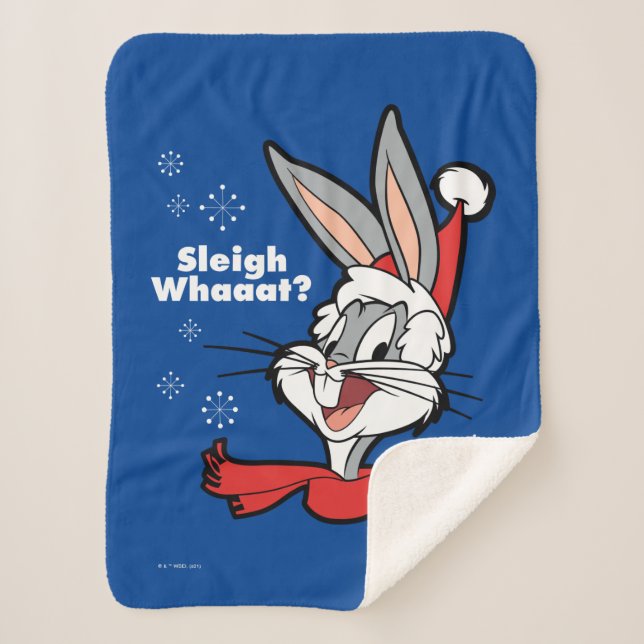 BUGS BUNNY™ "Sleigh Whaaat?" Sherpadecke (Vorderseite)