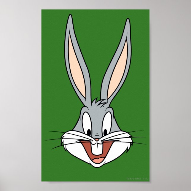 BUGS BUNNY™ Smiling Face Poster (Vorne)