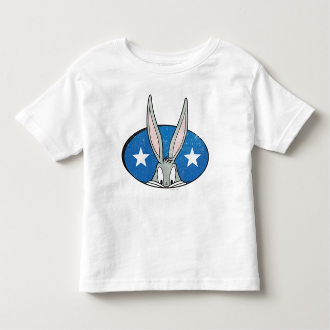 BUGS BUNNY™ Stars Badge Kleinkind T-shirt (Vorderseite)
