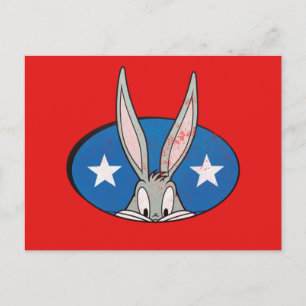 BUGS BUNNY™ Stars Badge Postkarte