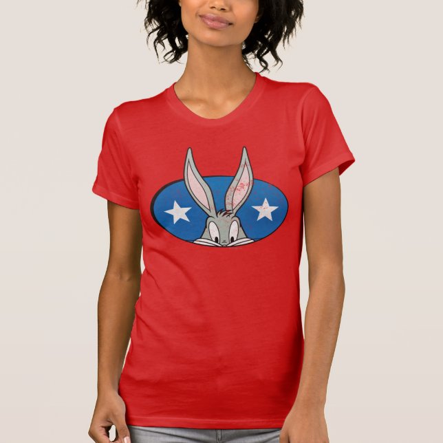 BUGS BUNNY™ Stars Badge T-Shirt (Vorderseite)