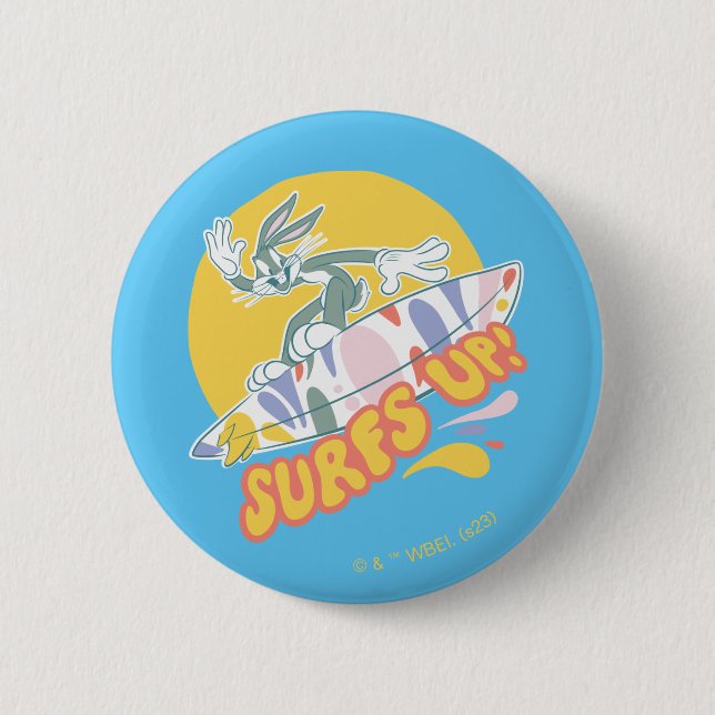 BUGS BUNNY™ - Surfs Up! Button (Vorderseite)