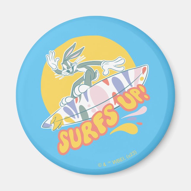 BUGS BUNNY™ - Surfs Up! Magnet (Vorne)