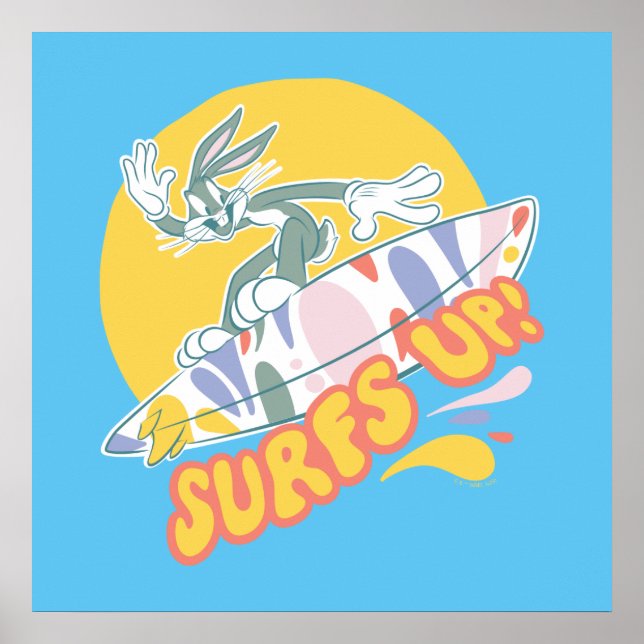 BUGS BUNNY™ - Surfs Up! Poster (Vorne)