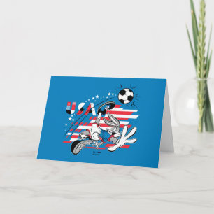BUGS BUNNY™ Team USA Fußball Grafik Karte