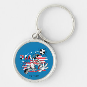 BUGS BUNNY™ Team USA Fußball Grafik Schlüsselanhänger