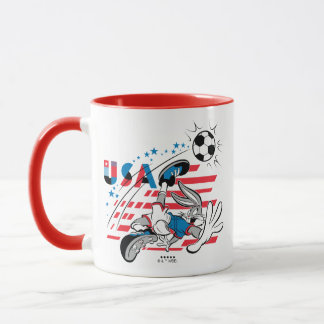 BUGS BUNNY™ Team USA Fußball Grafik Tasse