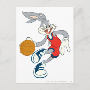 BUGS BUNNY™ treibt durch den Wettbewerb Postkarte