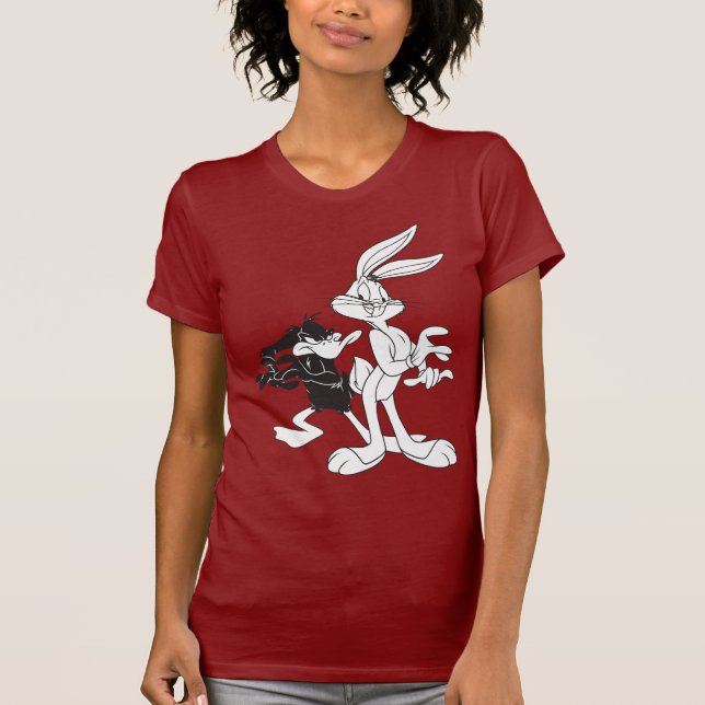 BUGS BUNNY™ UND DAFFY DUCK™ T-Shirt (Vorderseite)