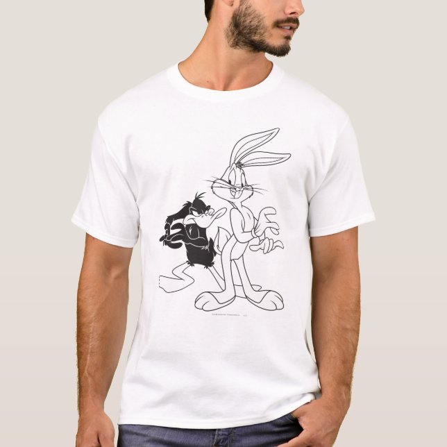 BUGS BUNNY™ und DAFFY DUCK™ T-Shirt (Vorderseite)