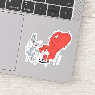 BUGS BUNNY™ und Gossamer Aufkleber