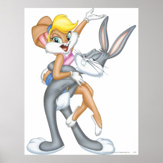 BUGS BUNNY™ und Lola Bunny Poster