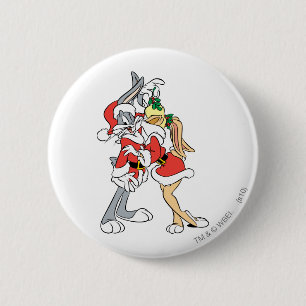 BUGS BUNNY™ und Lola Mistelzweig-Kuss Button