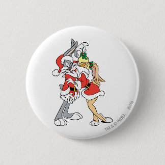 BUGS BUNNY™ und Lola Mistletoe Kiss Button