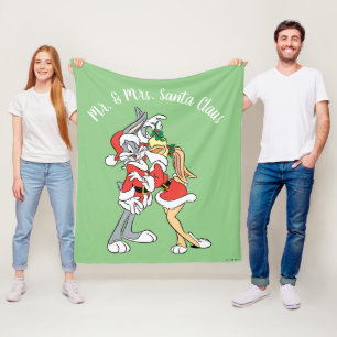 BUGS BUNNY™ und Lola Mistletoe Kiss Fleecedecke