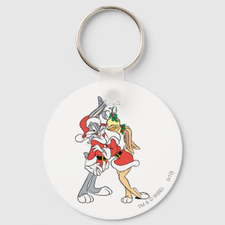 BUGS BUNNY™ und Lola Mistletoe Kiss Schlüsselanhänger