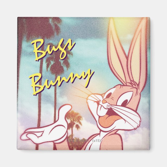 BUGS BUNNY™ Vacation Foto Magnet (Vorne)