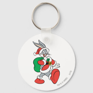 BUGS BUNNY™ Weihnachtsmann Schlüsselanhänger