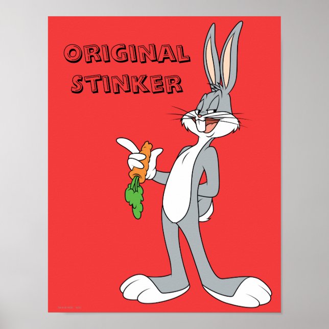 BUGS BUNNY™ With Carrot Poster (Vorne)