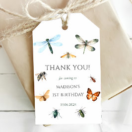 Bugs & Insekten Vintag Geburtstagsparty Geschenkanhänger